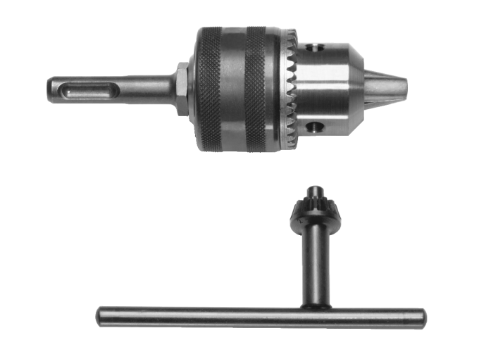 Adaptér SDS+ 13 mm so skľučovadlom a kľúčom Adaptér SDS+ 13 mm so skľučovadlom a kľúčom