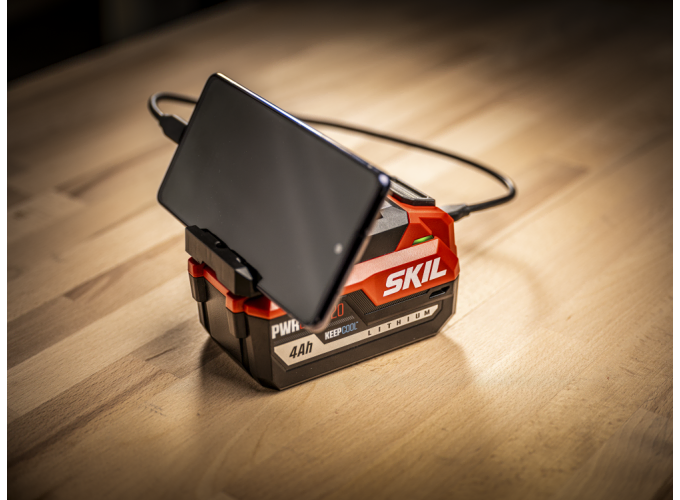 „20V Max“ литиево-йонна 4,0 Ah „PWRASSIST™“ USB-C акумулаторна батерия