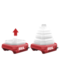 Klappbare Akku-Arbeitsleuchte