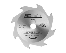 Karbür uçlu bıçak (Ø 130 mm, 8 diş) Karbür uçlu bıçak (Ø 130 mm, 8 diş)