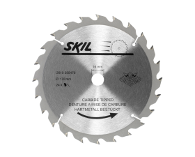 Blad med karbidspetsar (Ø 170 mm, 24 tänder)