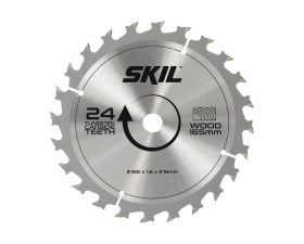 Blad med karbidspetsar (Ø 165 mm, 24 tänder)