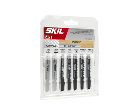 Set 21 pièces de lames de scie sauteuse (emmanchement en T)