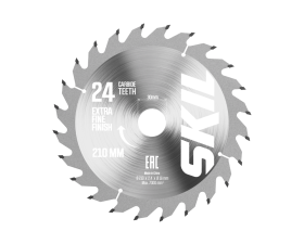 Kovametallikärkinen terä (Ø 210 mm, 24-hampainen)