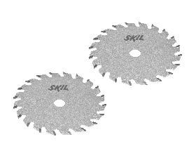 Komplet listova pile s vrhom od tvrdog metala (2 komada)