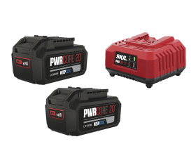 Batteries ('20V Max' 4.0Ah 'KEEPCOOL™' Li-Ion) and charger