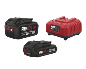 Akkus („20V Max“ 2,0 und 4,0 Ah „KEEPCOOL™“ Lithium-Ionen) und Ladegerät