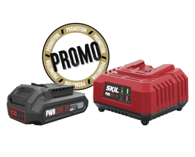 Batteri («20V Max» 2,0 Ah «KEEPCOOL™» litium-ion) og lader