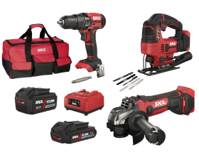 3-delige accu-combokit