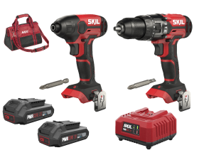 Accu-klopboormachine en accu-slagschroevendraaier (combokit)