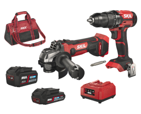 Aparafusadora/berbequim sem fio e rebarbadora sem fio (kit combinado)