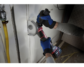 Bezsuku akumulatora leņķa slīpmašīna