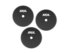 Set zaagbladen van gehard staal (3 stuks)