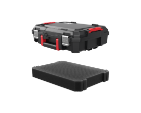 Durable modular tool case with easy connect locking system