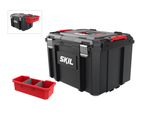 Durable medium modular tool case with easy connect locking system