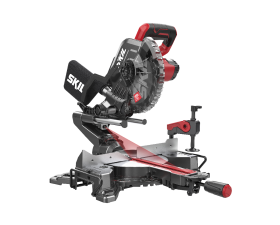 Cordless sliding mitre saw